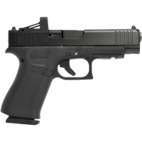 Glock 48 mit montiertem RMSc Shield Red Dot Pistole