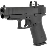 Glock 48 mit montiertem RMSc Shield Red Dot Pistole