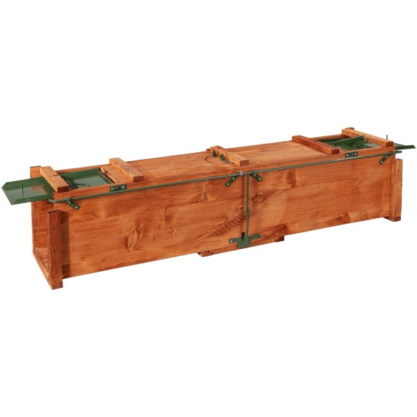 Frankonia Holzkastenfalle zweitürig  Maße (LxBxH) 120x25x25 cm, Gewicht 15 kg