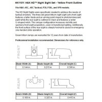 Trijicon N-Visierset HD XR gelb H&K Pistole