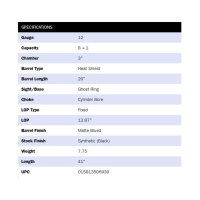 Mossberg 590 Persuader 9-Shot 20" (20 Zoll) 12/76