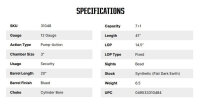 Mossberg Maverick 88 Security 20" (20 Zoll) FDE 12/76