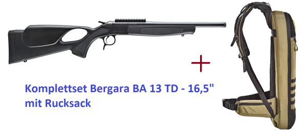 Komplettset Bergara BA13 TD - 16,5" .308 Win mit Rucksack