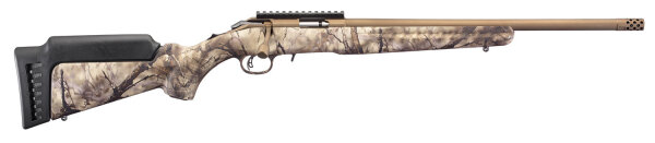 Ruger AMERICAN® RIMFIRE .22 WMR 18"/46CM CAMO 1/2"-28