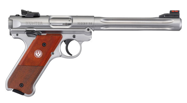 Ruger PISTOLE MARK IV HUNTER .22 LR 6,9"/17,48CM SATINIERTER EDELSTAHL
