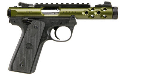 Ruger PISTOLE MARK IV 22/45 LITE .22 LR 4,4"/11,18CM OD GRÜN ANODIZED 1/2"-28